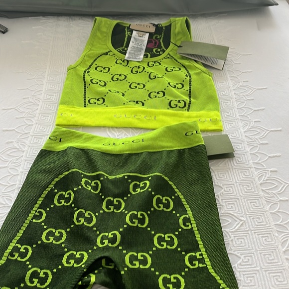 Gucci Authentic Matching set Leggings plus top. Both small. Never worn with tags - Picture 5 of 6